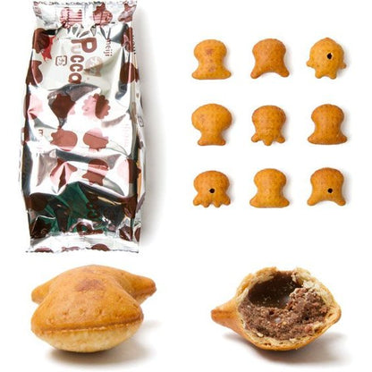 Meiji Pucca Chocolate Filled Crunchy Pretzel Snack 39g (Pack of 5)
