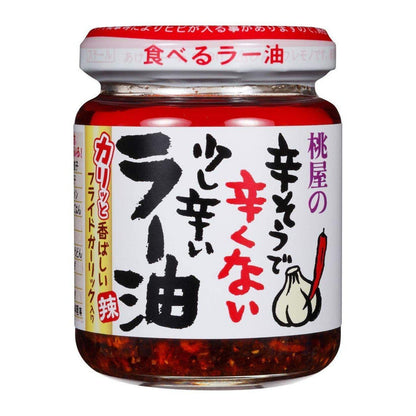 Momoya Rayu Chili Oil with Fried Garlic 110g